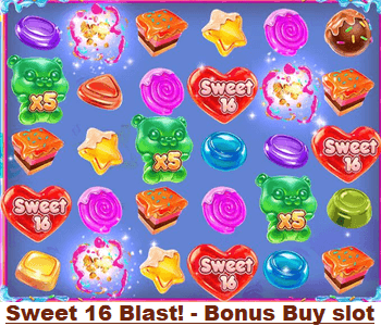 Sweet 16 Blast! Bonus Buy online casino game